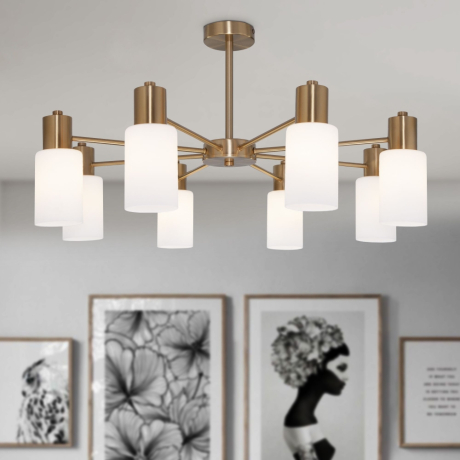 Потолочная люстра Eurosvet Vegga 70160/8 латунь (a057109) 