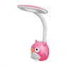 Настольная светодиодная лампа Camelion KD-855 ''Сова'' C14 розовый 248445