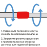 Нарушена упаковка!  <220242> Швабра самоотжимная, роликовый отжим, насадка PVA 27 см, телескопический черенок 70-125 см, LAIMA, 603596 (603596)