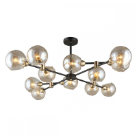 Люстра на штанге с лампочками Omnilux OML-94207-12+Lamps