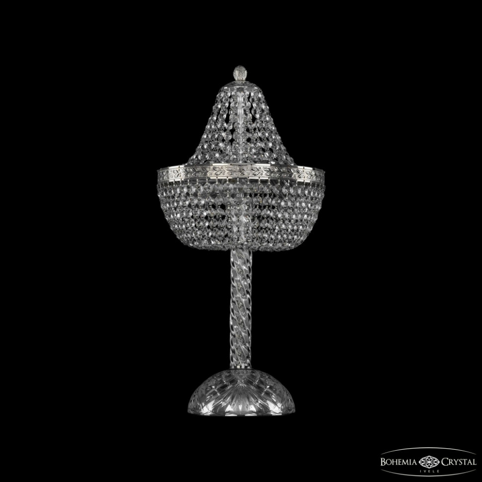 Настольная лампа Bohemia Ivele Crystal 19051L4/H/25IV Ni, цвет никель 19051L4/H/25IV Ni - фото 1
