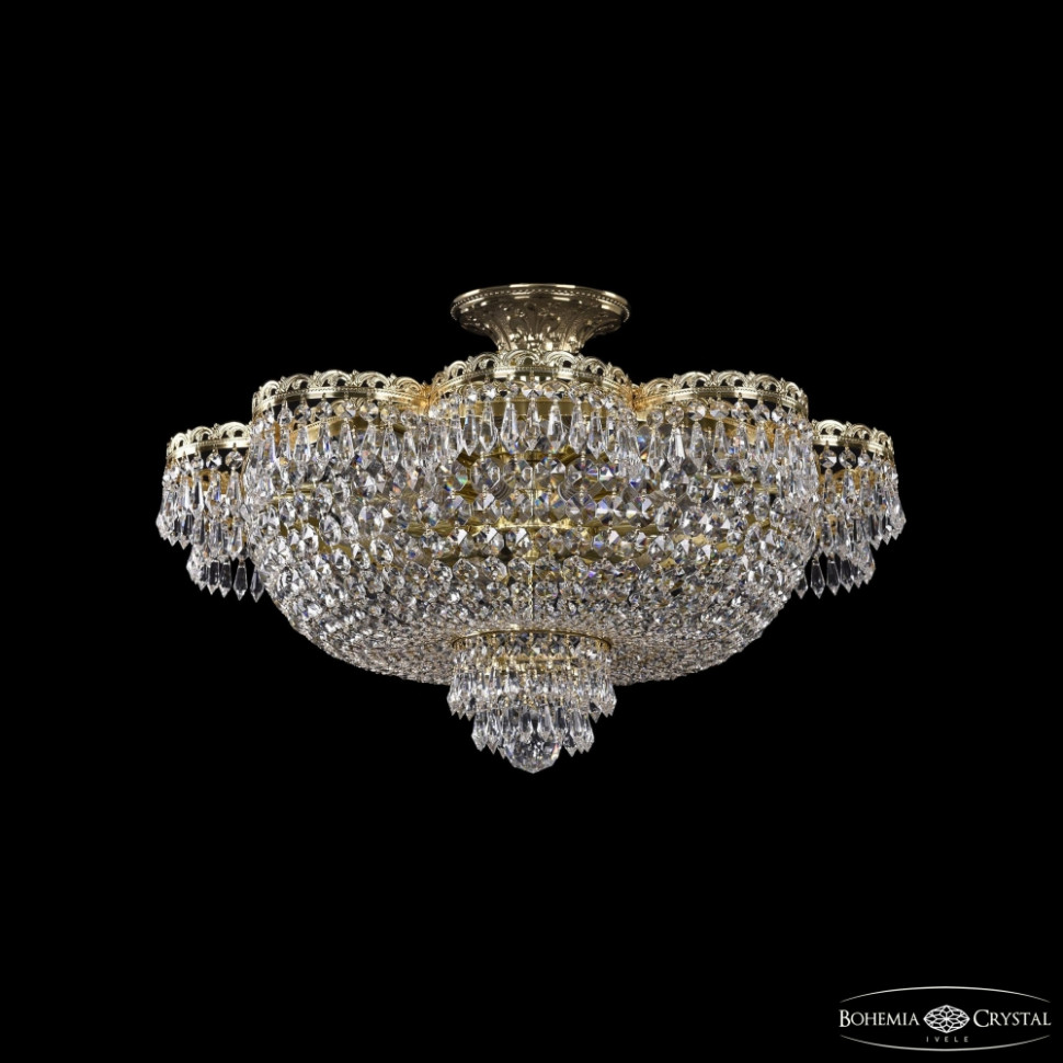 Люстра потолочная Bohemia Ivele Crystal 19301/65JB G потолочная люстра crystal lux sevilia pl6 gold