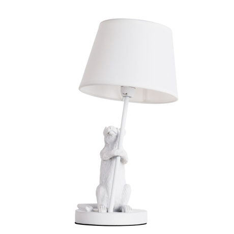 Настольная лампа декоративная Arte Lamp Gustav A4420LT-1WH 