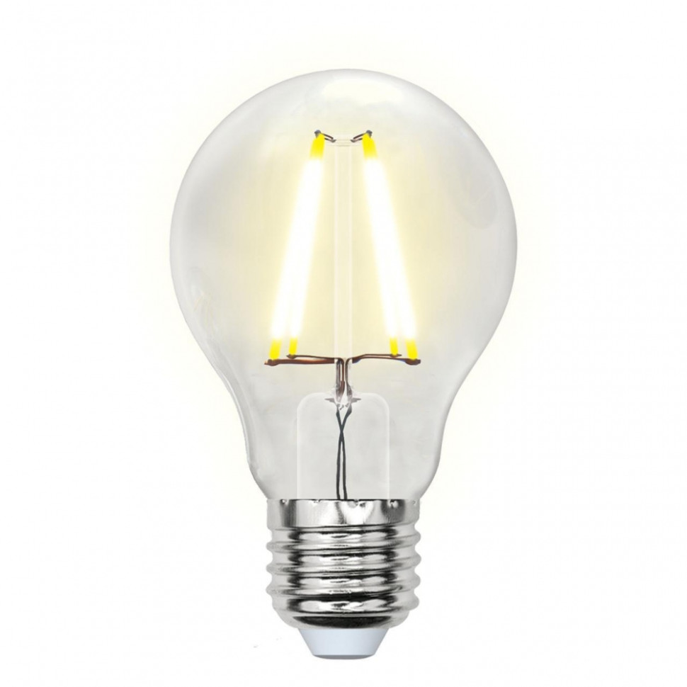 Филаментная светодиодная лампа E27 8W 4000К (белый) Air Uniel LED-A60-8W-NW-E27-CL GLA01TR (UL-00002212) LED-A60-8W/NW/E27/CL GLA01TR картон - фото 1