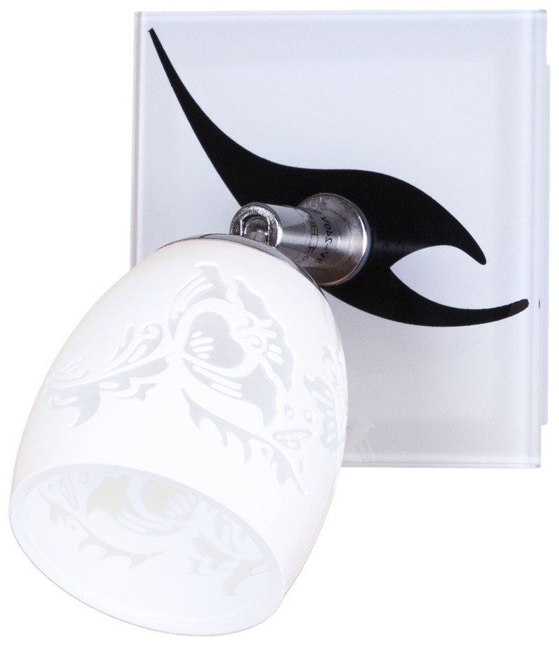 Поворотный светильник - спот, в комплекте с LED лампами G9. Интерьер -Спальни. Комплект от Lustrof №150711-701971, цвет матовый никель, белый - фото 1