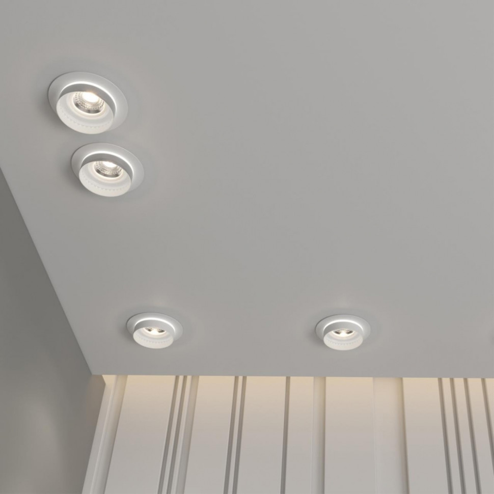 Точечный светильник с лампочкой Novotech 370781+Lamps, цвет белый 370781+Lamps - фото 3
