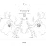 Потолочная люстра Lucia Tucci Fiori Di Rose 114.8 