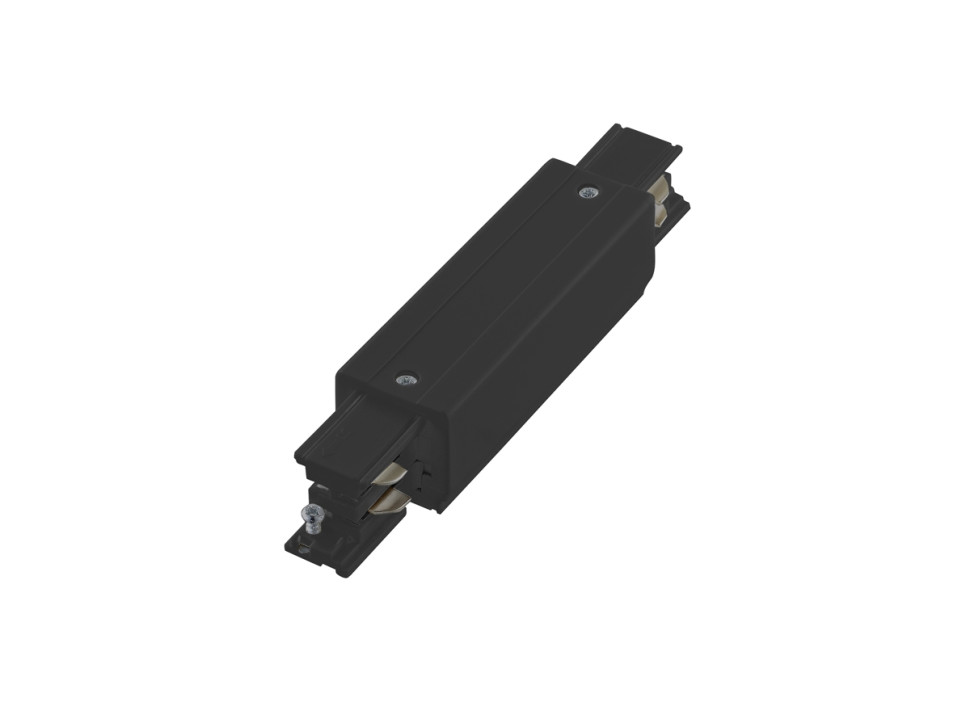 Прямой соединитель для трехфазного шинопровода Donolux Dl000218C, цвет черный - фото 1