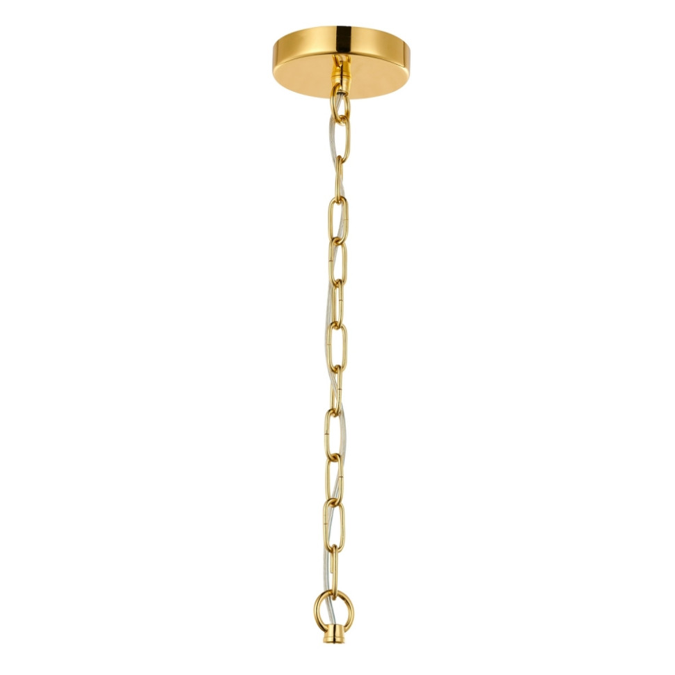 Люстра с лампочками, подвесная, комплект от Lustrof. №253700-617169, цвет золото - фото 4