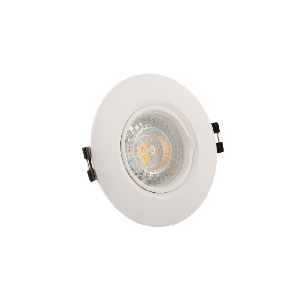 Точечный встраиваемый светильник Denkirs DK3028-WH, цвет белый - фото 3