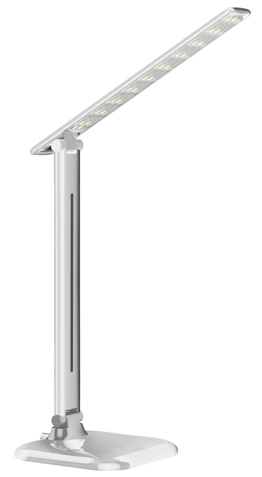 Настольный светодиодный светильник Ultraflash UF-716 C01 белый 13787 кружево гипюровое 100 мм × 6 8 ± 0 5 м белый