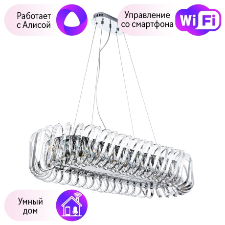 Подвесная люстра Divinare MEGAN с поддержкой Алиса 7568/02 SP-12-A 