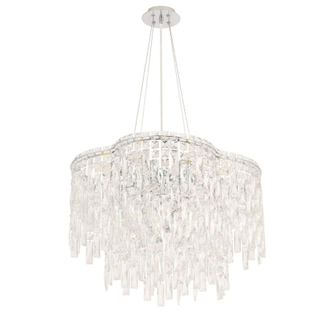 Подвесная люстра с лампочками CRYSTAL LUX Abril SP12+Lamps 
