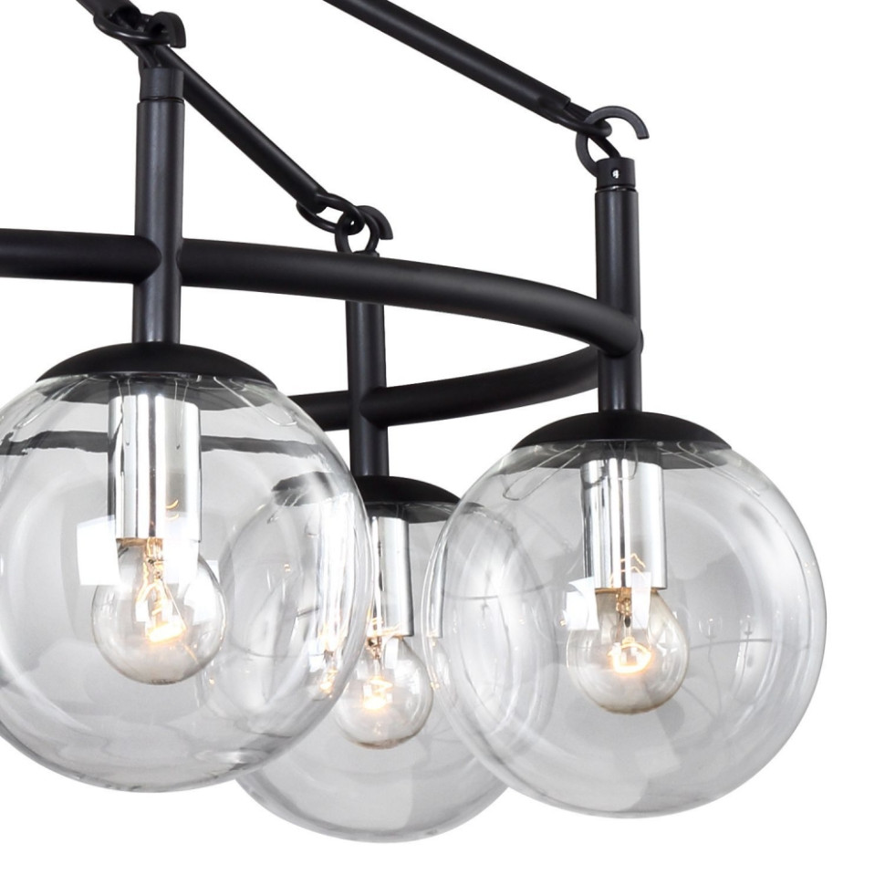 Подвесная люстра с лампочками F-Promo Cirque 2169-7P+Lamps E14 P45, цвет черный 2169-7P+Lamps E14 P45 - фото 3