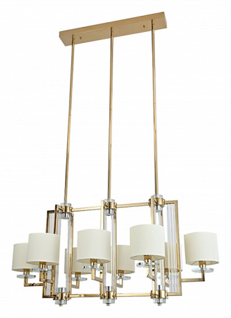 Люстра на штанге Newport 35400 35408/S gold без абажуров 