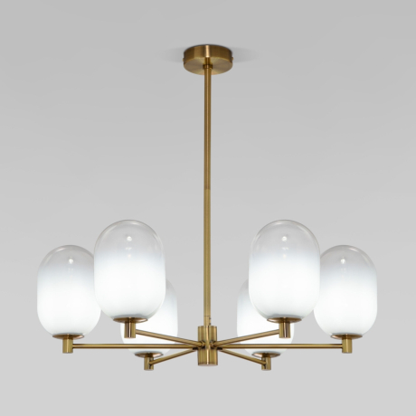 Люстра на штанге со стеклянными плафонами Eurosvet Loona 60161/6 (a065611) 