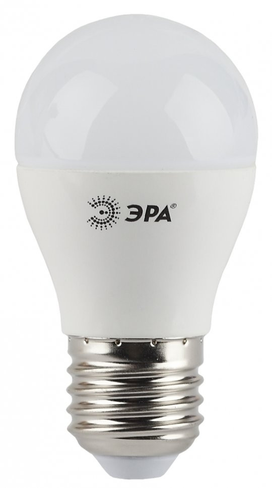 Светодиодная лампа Е27 5W 4000К (белый) Эра LED P45-5W-840-E27 (Б0028488) - фото 4