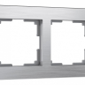 Рамка на 2 поста Werkel Aluminium (алюминий) W0021706