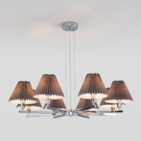 Подвесная люстра Peony Eurosvet 60136/8 хром/графит