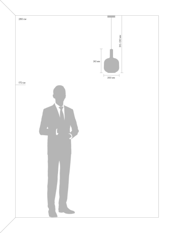 Подвесной светильник Freya Zelma FR8012PL-01AM 