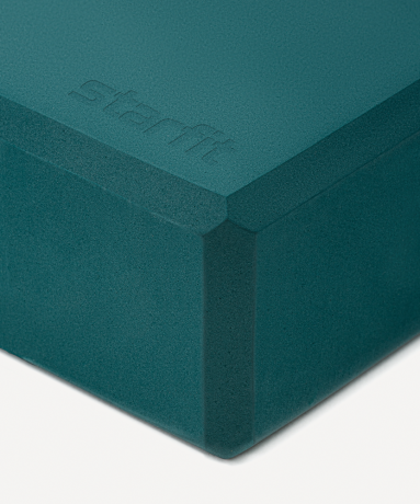 Нарушена упаковка! <761569> Блок для йоги YB-200 EVA, изумрудный Starfit ЦБ-00003535