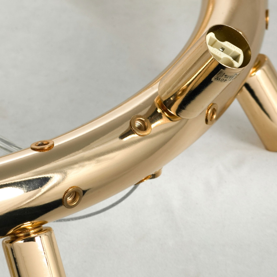 Подвесная люстра Lussole ALASKA GRLSP-8338, цвет блестящее золото - фото 3