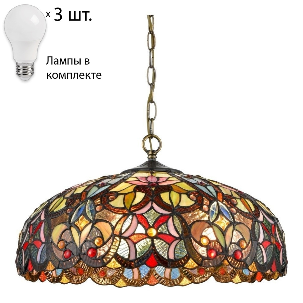 Подвесной светильник с лампочками Velante 825-806-03+Lamps
