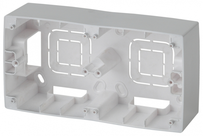 Коробка для накладного монтажа 2-постовая ЭРА 12 12-6102-03 Б0043172 