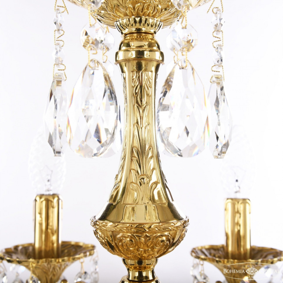 Люстра подвесная Bohemia Ivele Crystal 72101/6/125 B G, цвет золото 72101/6/125 B G - фото 4