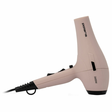 Фен POLARIS PHD 2600AСi Salon Hair, 2600 Вт, 2 скорости, 3 температурных режима, ионизация, розовый пепел, 64278, 710345 (456753)