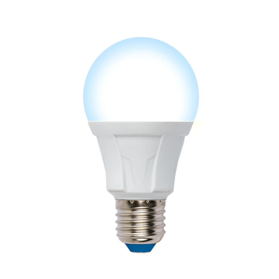 Диммируемая светодиодная лампа E27 10W 6500K (холодный) Uniel LED-A60 10W-6500K-E27-FR-DIM PLP01WH (UL-00004285) LED-A60 10W/6500K/E27/FR/DIM PLP01WH картон - фото 3