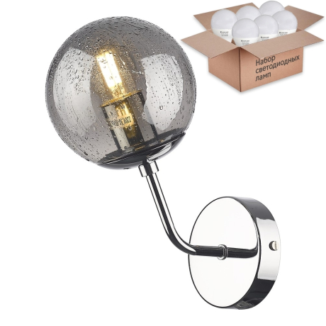 Бра с лампочкой Velante 245-101-01+Lamps E27 P45 