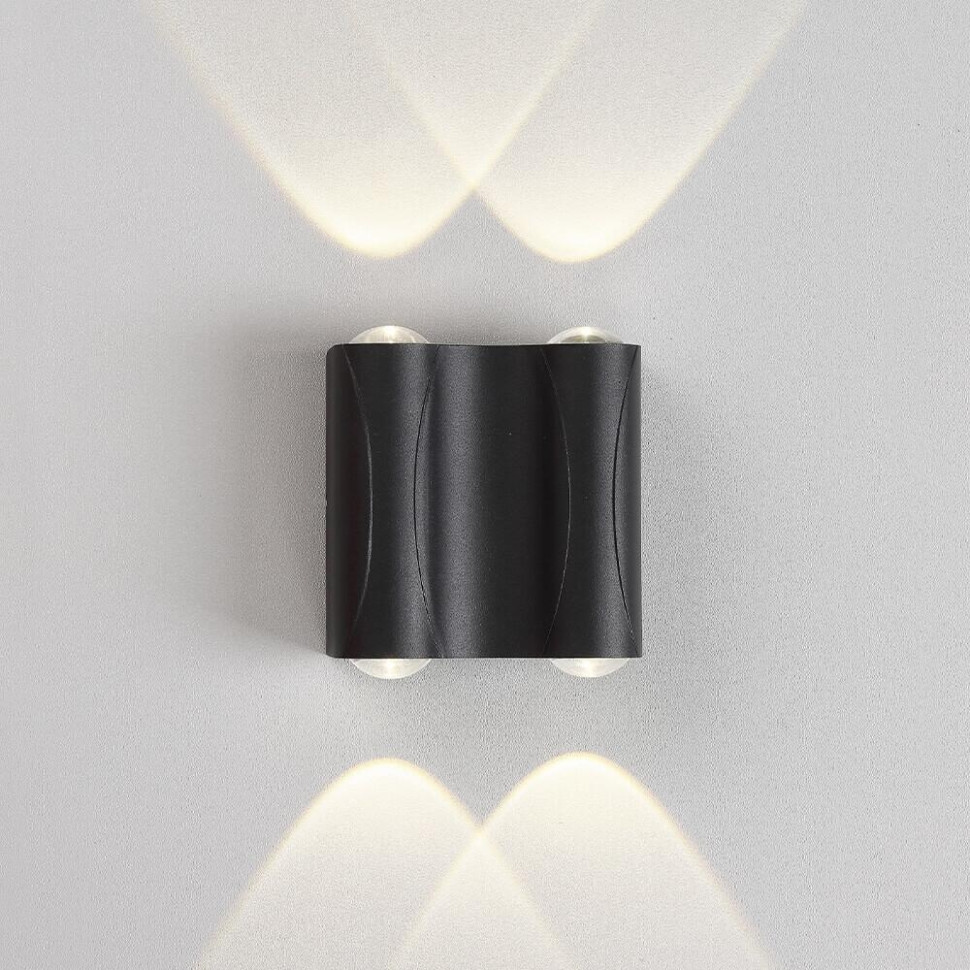 Настенный светодиодный светильник Crystal Lux CLT 022W2 BL 4000K, цвет черный - фото 1