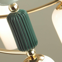 Люстра потолочная со светодиодными лампочками E14, комплект от Lustrof. №277489-624573