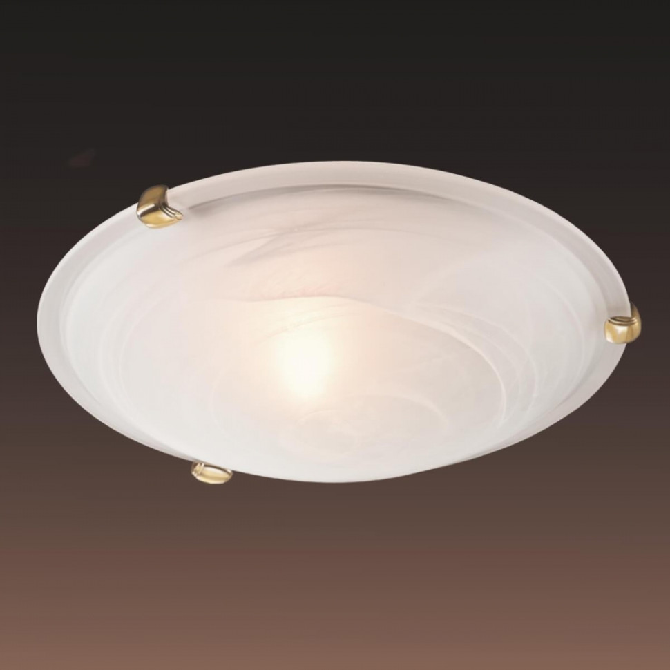 Потолочный светильник со светодиодными лампочками E27, комплект от Lustrof. №141378-694214, цвет золотой - фото 4