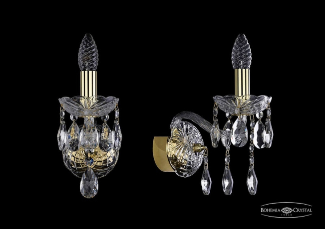1413B/1/141/G Бра Bohemia Ivele Crystal 