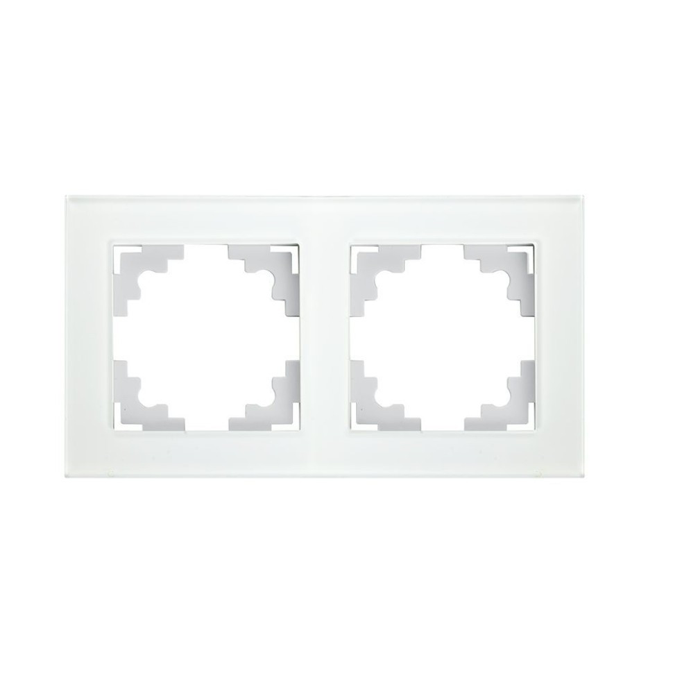 Рамка на 2 поста (белый) Катрин Stekker GFR00-7002-01 39255 рамка на 2 поста stekker катрин 39532