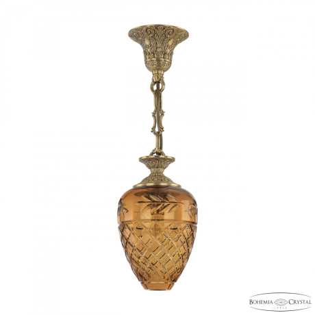 Подвесной светильник Bohemia Ivele Crystal 7003P 7003P/13 FP Amber/H-1B 