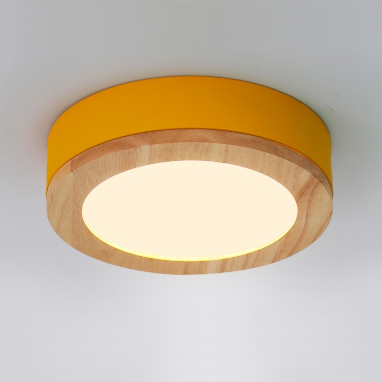 Потолочный светильник Mudda D30 Желтый ImperiumLoft WUDDA01 (179763-26) доска профессиональная разделочная доляна 40×30 см толщина 1 2 см желтый