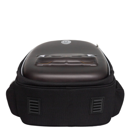 Нарушена упаковка!  <796733> Ранец GRIZZLY анатомическая спинка, c бейджем, для мальчиков, "BLACK CAR", 36х28х20 см, RAz-587-7/1 (274153)