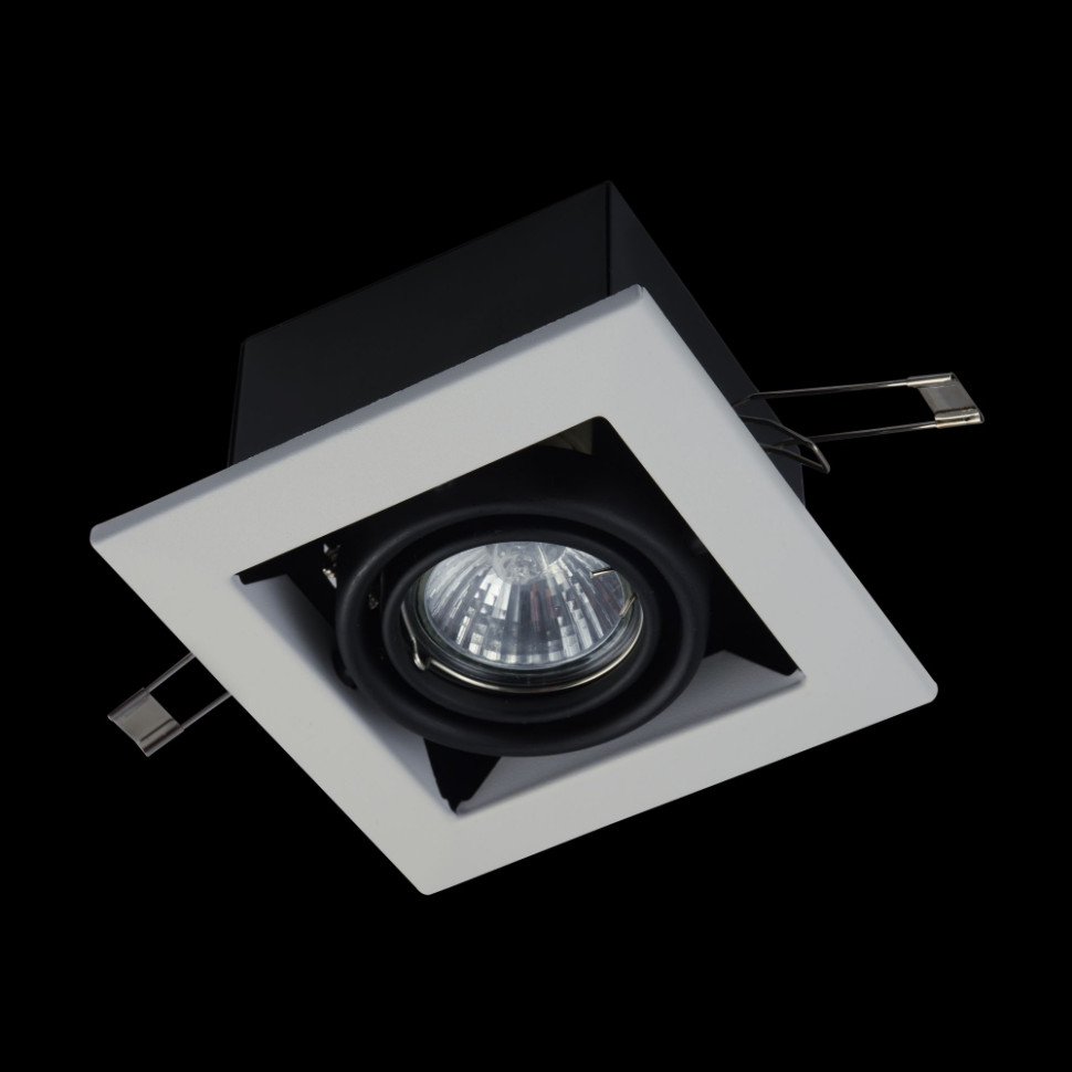 DL008-2-01-W Встраиваемый светильник Maytoni Metal, цвет черный - фото 2