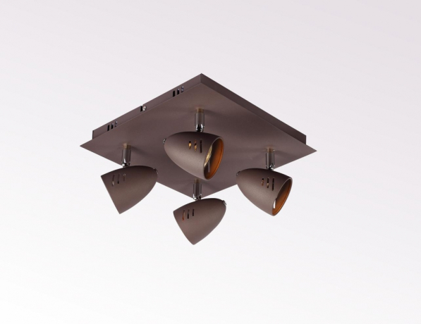 Светильник спот с Led лампочками в комплекте Lucia Tucci Punto 193.4 Grigio+Lamps 