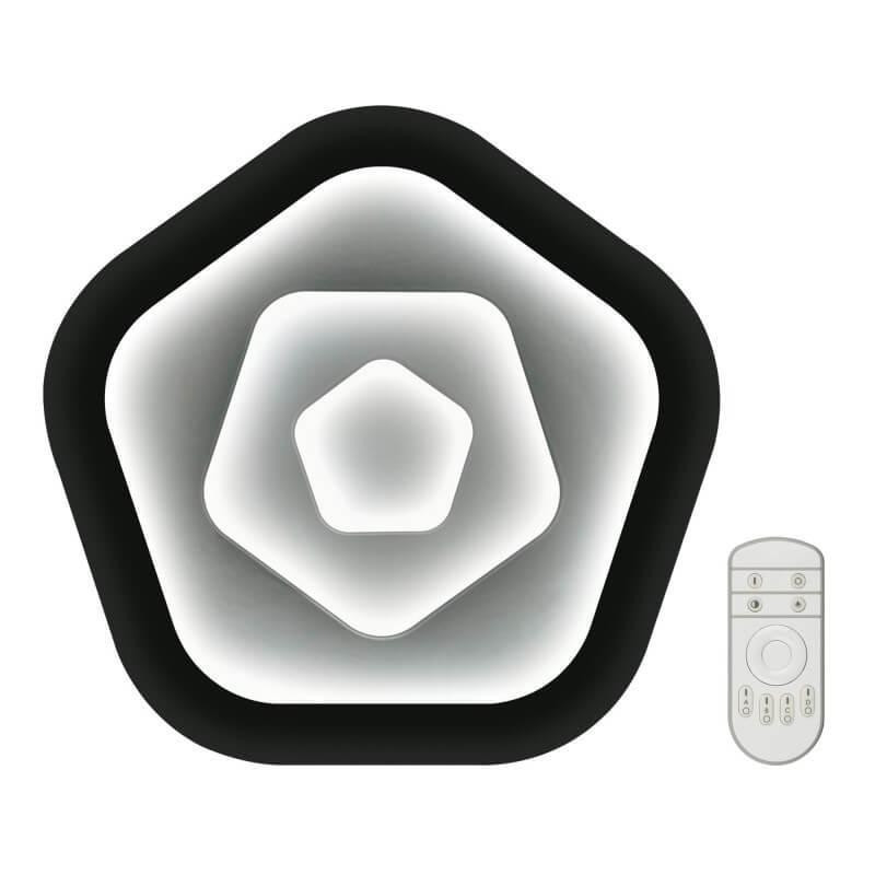 Потолочный светодиодный светильник с пультом Fametto Nimfea DLC-N504 62W IRON/WHITE, цвет белый DLC-N504 62W IRON/WHITE - фото 1