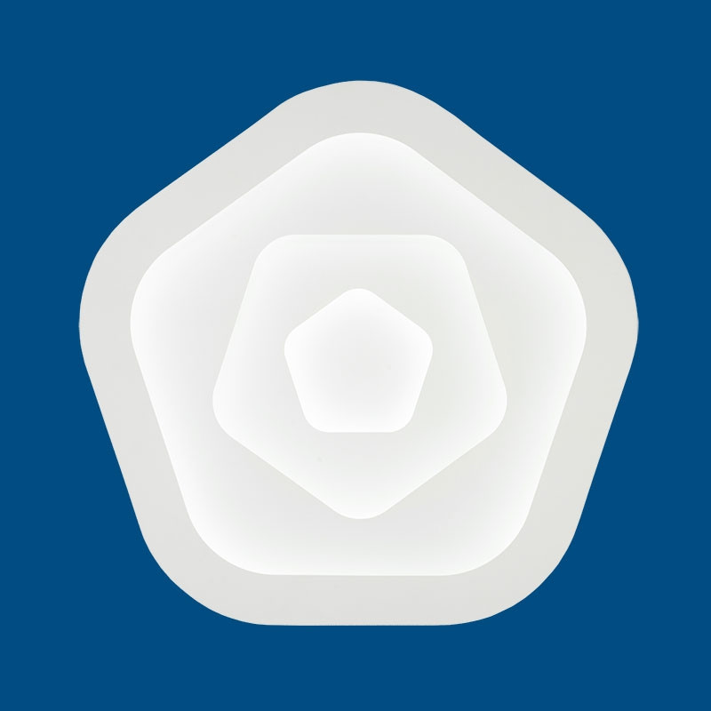 Потолочный светодиодный светильник с пультом Fametto Nimfea DLC-N504 62W IRON/WHITE, цвет белый DLC-N504 62W IRON/WHITE - фото 3