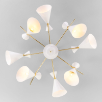 Люстра на штанге Eurosvet Apart 70114/8 белый (a047643)