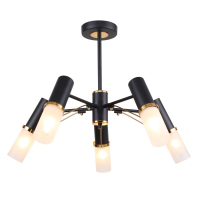 Люстра на штанге с лампочками F-Promo Viator 2558-5P+Lamps E14 Свеча