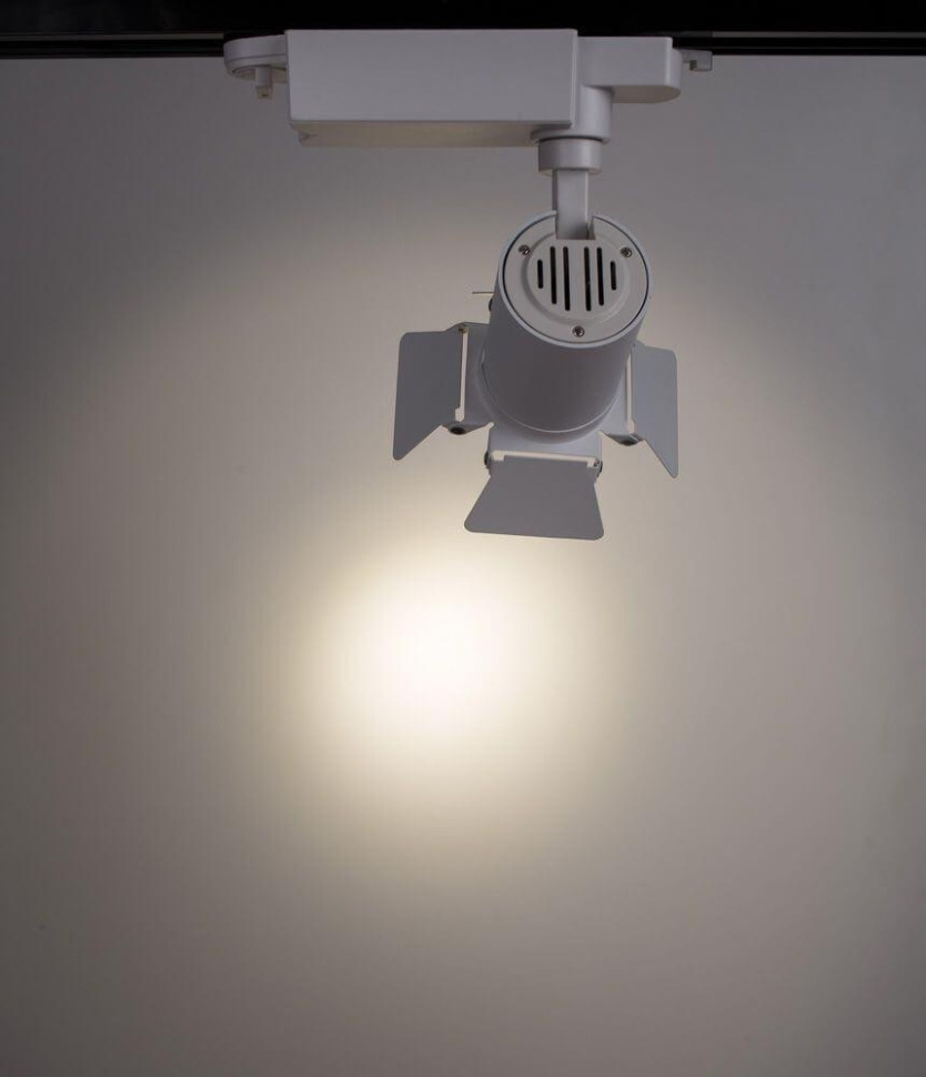 Однофазный  LED светильник 9W 4000К для трека Falena Arte Lamp A6709PL-1WH, цвет белый - фото 2