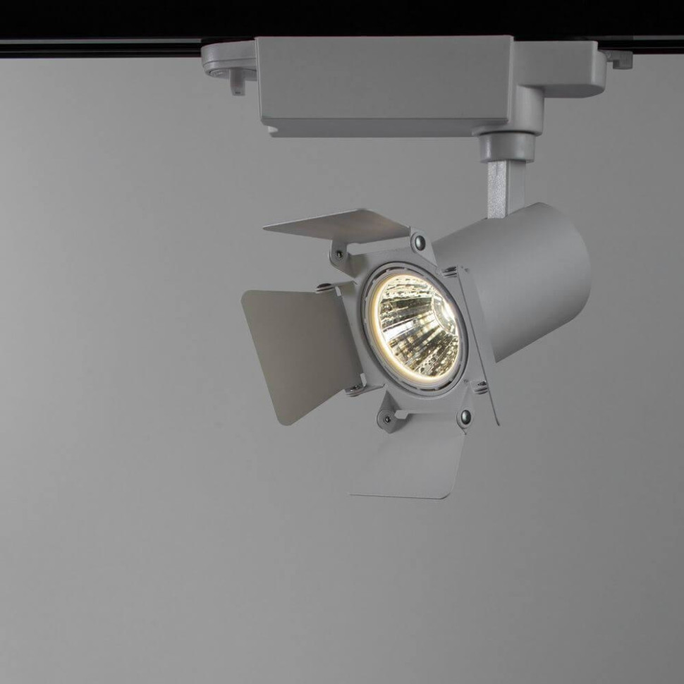Однофазный  LED светильник 9W 4000К для трека Falena Arte Lamp A6709PL-1WH, цвет белый - фото 3