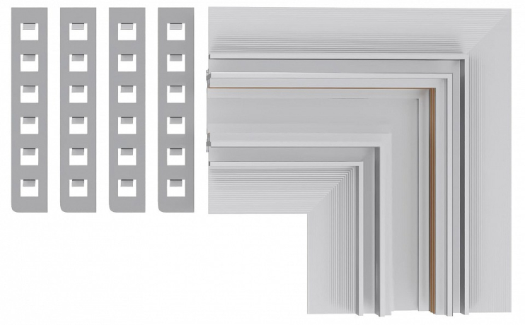 Соединитель угловой внутренний для треков встраиваемых ST-Luce SKYLINE 48 ST1007.529.12 