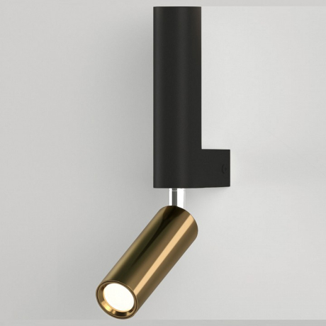 Бра с подсветкой Eurosvet Pitch 40020/1 LED черный/латунь 